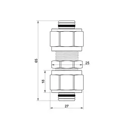 Перехідник обтискний SD Plus 20x20 SD152W2020 - мініатюра 2