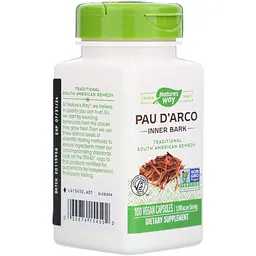 Кора Мурашиного дерева Nature's Way Pau d'Arco 545 мг 100 капсул - мініатюра 2