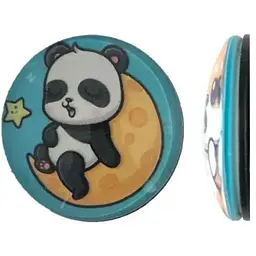 Тримач Поп Сокет New Glass (Скло) Baby Panda №35