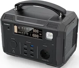 Зарядна станція Choetech BS004 / 500 Вт / 505 Вт/ч / Li-Ion (BS004-EU-BK) EU - мініатюра 3