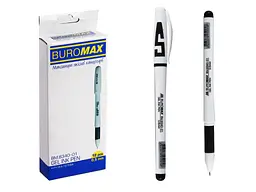 Набір ручок гелевих BUROMAX SYMPHONY 12 штук, чорний колір, товщина письма 0,5 мм BM.8340-01