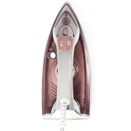 Праска Holmer HIТ-2535, White/Pink, 2500W, тефлон, об'єм ємності для води 350мл, паровий удар 130 г/хв, постійна подача пари 30 г/хв, вертикальне відпарювання - мініатюра 4