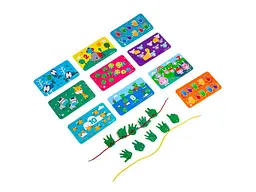 Гра навчальна VLADI TOYS "Fisher-Price. Вчимося рахувати" з пластиковими долоньками VT2905-25 (укр) - мініатюра 2