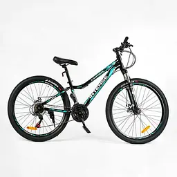 Велосипед спортивний Corso Intense NT-26469 26" сталева рама, Saiguan 21 швидкість