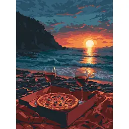 Картина за номерами Пікнік на узбережжі ©arttem_illustration 10632-AC 30х40 см