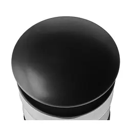 Донний клапан для раковини Zerix BV-02 без переливу автоматичний Click-Clack 1 1/4″ black ZX6018 - мініатюра 5