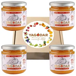 Джеми без цукру YAGODAR Гарбузовий з апельсином та корицею 4 шт (2344975539)