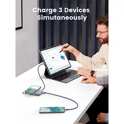 Зовнішній акумулятор Ugreen 10000mAh 20W Gray [PB206] [120793] - мініатюра 6