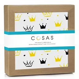 Пелюшки фланелеві Cosas Crown 80х100 см, жовті