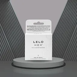 Презервативи Lelo Hex Original упаковка 3 шт. - мініатюра 5