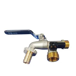 Кран поливальний SD Plus 1/2" ЗР 2 виходи SD141W15 - мініатюра 4