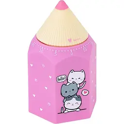 Таймер мехінічний Kite Cute Cats рожевий (K24-171-1) - мініатюра 4