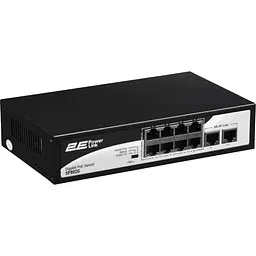 Комутатор 2E Network active 2E PowerLink SP802G 8xGE PoE+, 2xGE Uplink, 120Вт (2E-SP802G-2)