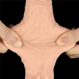 Насадка на пеніс Add 2 Pleasure X Tender, 19 см (тілесний) - мініатюра 2