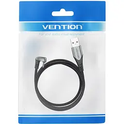 Кабель USB 2.0 AM-Type-CM, 1.5м 66W aluminum alloy, 180 ° U-Shaped Vention - мініатюра 3