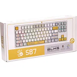 Клавіатура Bloody A4Tech S87 BLMS Red Plus Switch Energy White (S87 Energy White) (S87 (Energy White)) - мініатюра 11