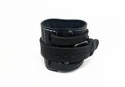 Манжета EasyFit F8 чорна для тяги на тренажері (шкіра) - мініатюра 4