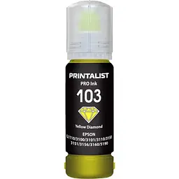 Чорнило PRINTALIST 103 для Epson L3100/3110/3150 70 г Yellow водорозчинне (PL103Y)
