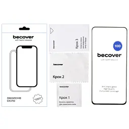 Скло захисне BeCover Realme 12 Plus 10D Black (712343) - мініатюра 3