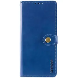 Кожаный чехол-книжка GETMAN Gallant (PU) для Samsung Galaxy A31 Синий