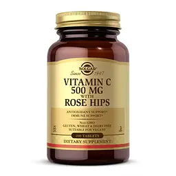 Vitamin C with Rose Hips 500mg - 100 tabs