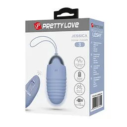 Віброяйце Pretty Love Jessica Dream Chaser 3 7.2 см блакитний - мініатюра 7