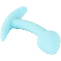 Анальна пробка Cuties Plugs Blue - мініатюра 5