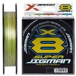 Шнур YGK X-Braid Super Jigman X8 200 m #1.0/0.165 mm 20lb/9.0 kg (1013-5545.03.74)