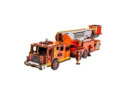 Дерев'яний 3D конструктор Пожежна машина, PuzzleOk (Puz-00921), 318 дет. - мініатюра 4