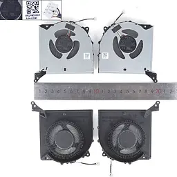 Вентилятори 12V CPU+GPU для Lenovo Legion Pro 7 16IRX8H 16ARX8H Type 82WQ 82WS, (FQF7 + FQF8) - мініатюра 3