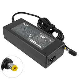 Блок живлення для ноутбука Acer 19V, 7.1A, 135W, 5.5x1.7мм, 3 hole, L-образний роз'єм, black (без кабелю!) - мініатюра 2