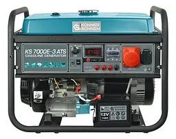 Генератор бензиновий Konner&Sohnen 5/5.5 кВт KS 7000E-3 ATS