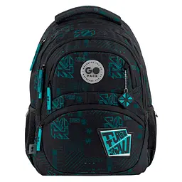 Рюкзак GoPack Education 175M-6 Future Чорно-блакитний (GO26-175M-6) - мініатюра 3