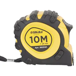 Рулетка магнітна фіксатор + гальмо 10м×25мм SIGMA (3823101) - мініатюра 3