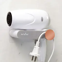 Тримач для фену MVM BP-32, білий з сірим (BP-32 WHITE/GRAY) - мініатюра 2