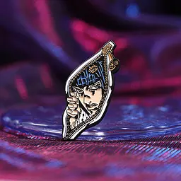 Значок Неймовірні пригоди ДжоДжо JoJo's Bizarre Adventure 5 см CH JJ BA 06 - мініатюра 2