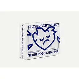 Настільна гра PLAYERSGETREADY Психологічна гра після розставання (60 карток) (укр.) (Brokenheart#Ua)