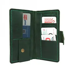 Чоловічий шкіряний портмоне Gofin 18х10 см acs0011972 - мініатюра 4