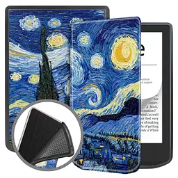Чохол до електронної книги BeCover Smart Case PocketBook 629 Verse / 634 Verse Pro 6" Night (710980) - мініатюра 2