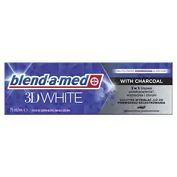 Зубна паста Blend-a-med 3D White Деревне вугілля 75 мл - мініатюра 2