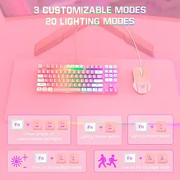 Набір Gaming Combo 2-in1 ONIKUMA G26 + CW905 (Keyboard ENG розкладка/Mouse) - мініатюра 8
