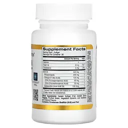 Омега 3 California Gold Nutrition Antarctic Krill Oil 500 mg, 30 капсул з оліЇ антарктичного криля - мініатюра 2