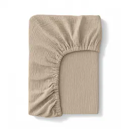 Простирадло на резинці муслін 90х200 BEIGE COSAS (4822052494127)