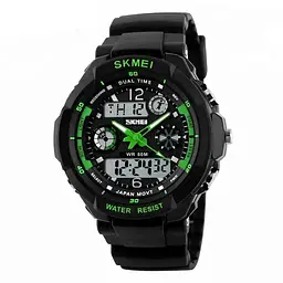 Наручний годинник чоловічий Skmei 0931 Green, 0931GN (12328)