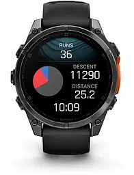 Смарт-годинник Garmin Fenix ​​8 47mm AMOLED Slate Gray with Black Silicone Band (010-02904-00) - мініатюра 9