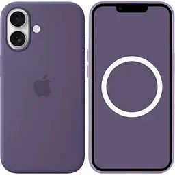 Чохол Silicone Case with Button, Animation & MagSafe для Apple iPhone 17 Purple Fog AAA [153238] - мініатюра 1