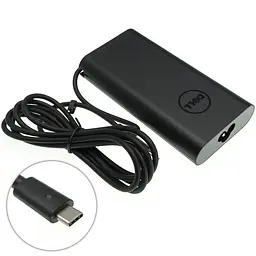 Блок живлення для ноутбука Dell USB-C 90W 20V 4.5A, USB3.1/Type-C/USB-C, Black (без кабеля!) - мініатюра 2