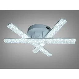 Стельова LED люстра Romin біла 48W три модулі до 8 м²