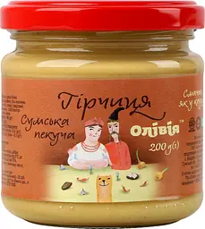 Гірчиця Олівія Сумська пекуча с/б 200 г (968815) - мініатюра 2
