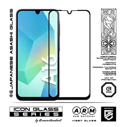 Захисне скло для Samsung Galaxy A16 4G (A165), Icon, 2.5D загартоване скло, повне проклеювання, глянсове, удароміцне, з олеофобним покриттям, сумісне з чохлами, міцність 9H, проста установка, ArmorStandart (ARM80168) - мініатюра 2